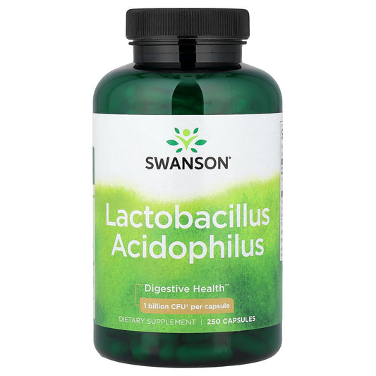 Swanson, Lactobacillus Acidophilus, 1 Billion CFU, 250 Capsules