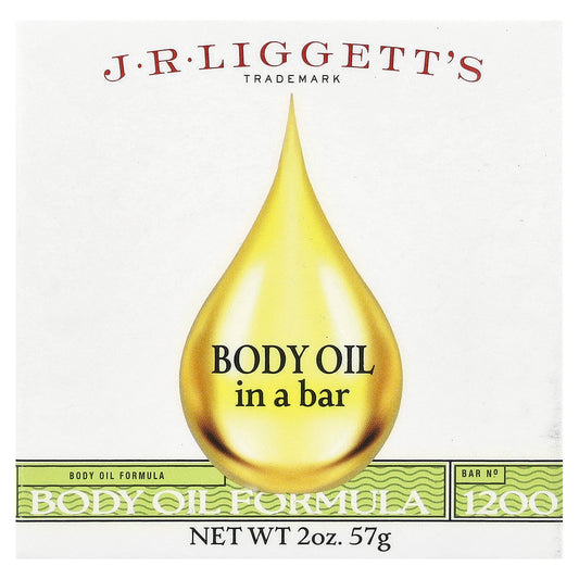 J.R. Liggett's, Body Oil In A Bar , 2 oz (57 g)