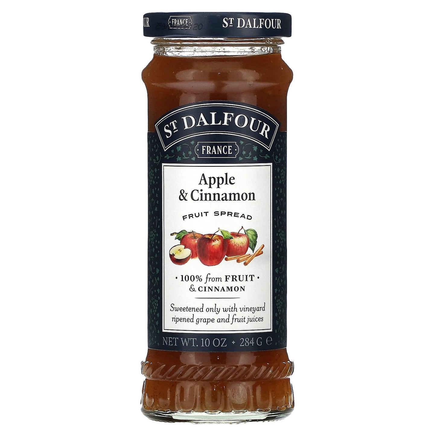 St. Dalfour, Apple & Cinnamon Fruit Spread, 10 oz (284 g)
