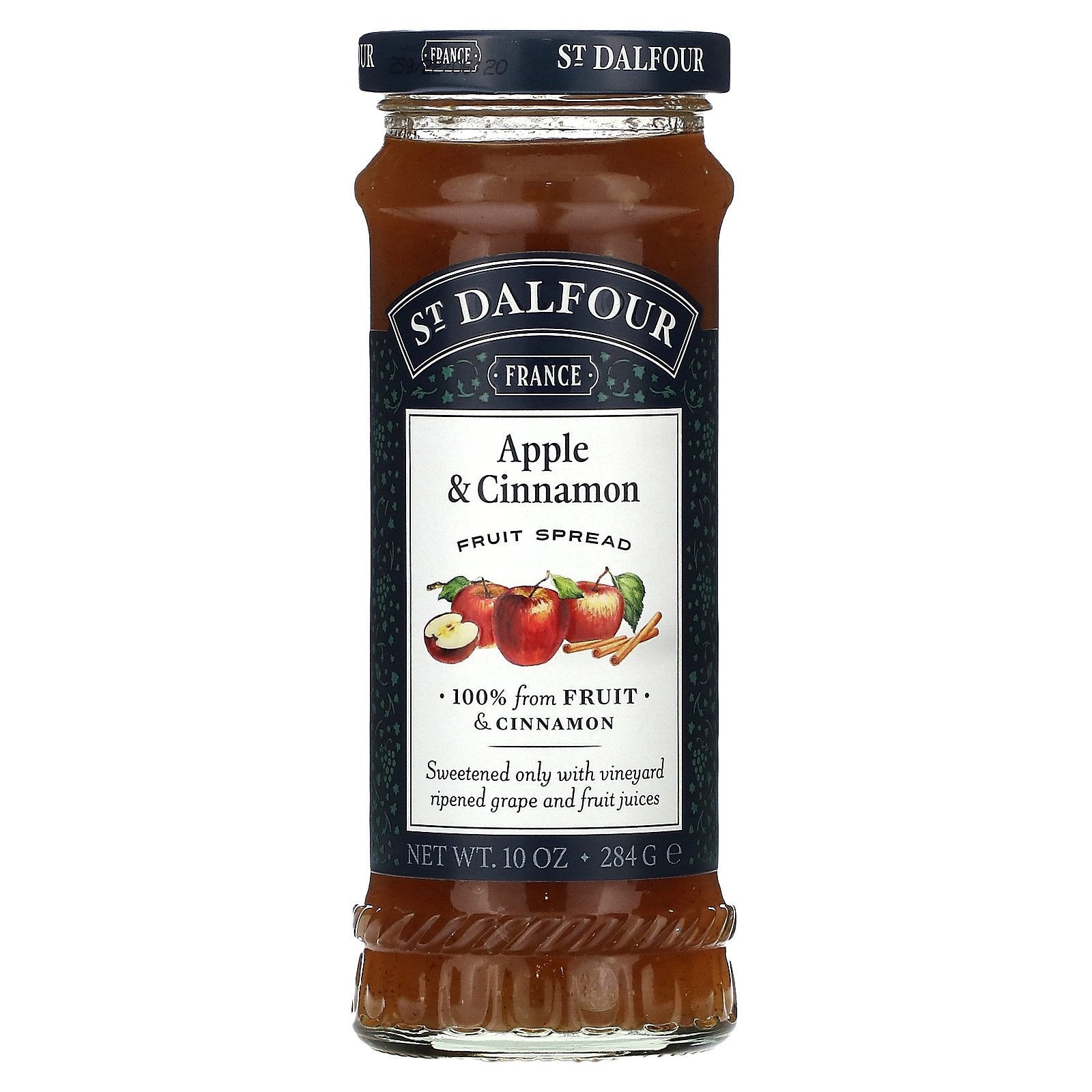 St. Dalfour, Apple & Cinnamon Fruit Spread, 10 oz (284 g)