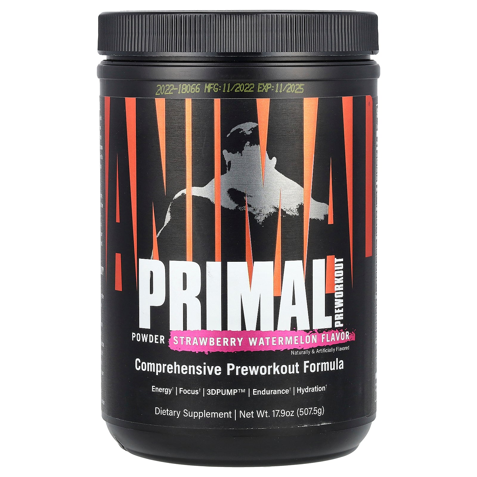 Animal, Primal Preworkout Powder, Strawberry Watermelon, 17.9 oz (507.5 g)
