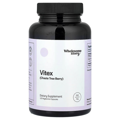 Wholesome Story, Vitex, 120 Vegetarian Capsules (500 mg per Capsule)