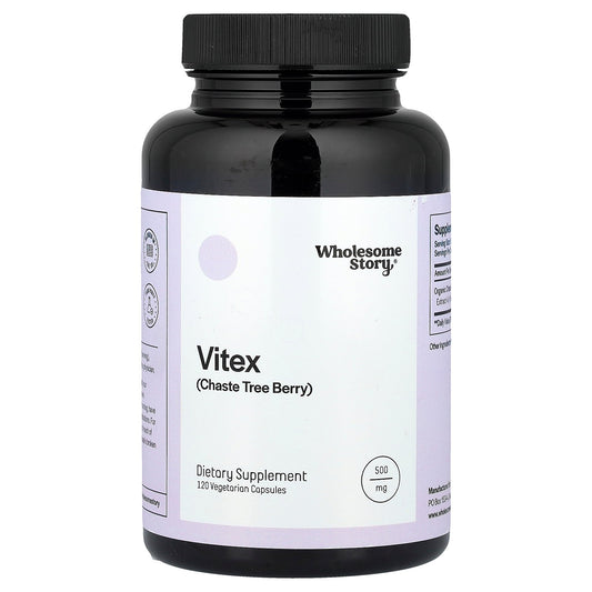 Wholesome Story, Vitex, 120 Vegetarian Capsules (500 mg per Capsule)