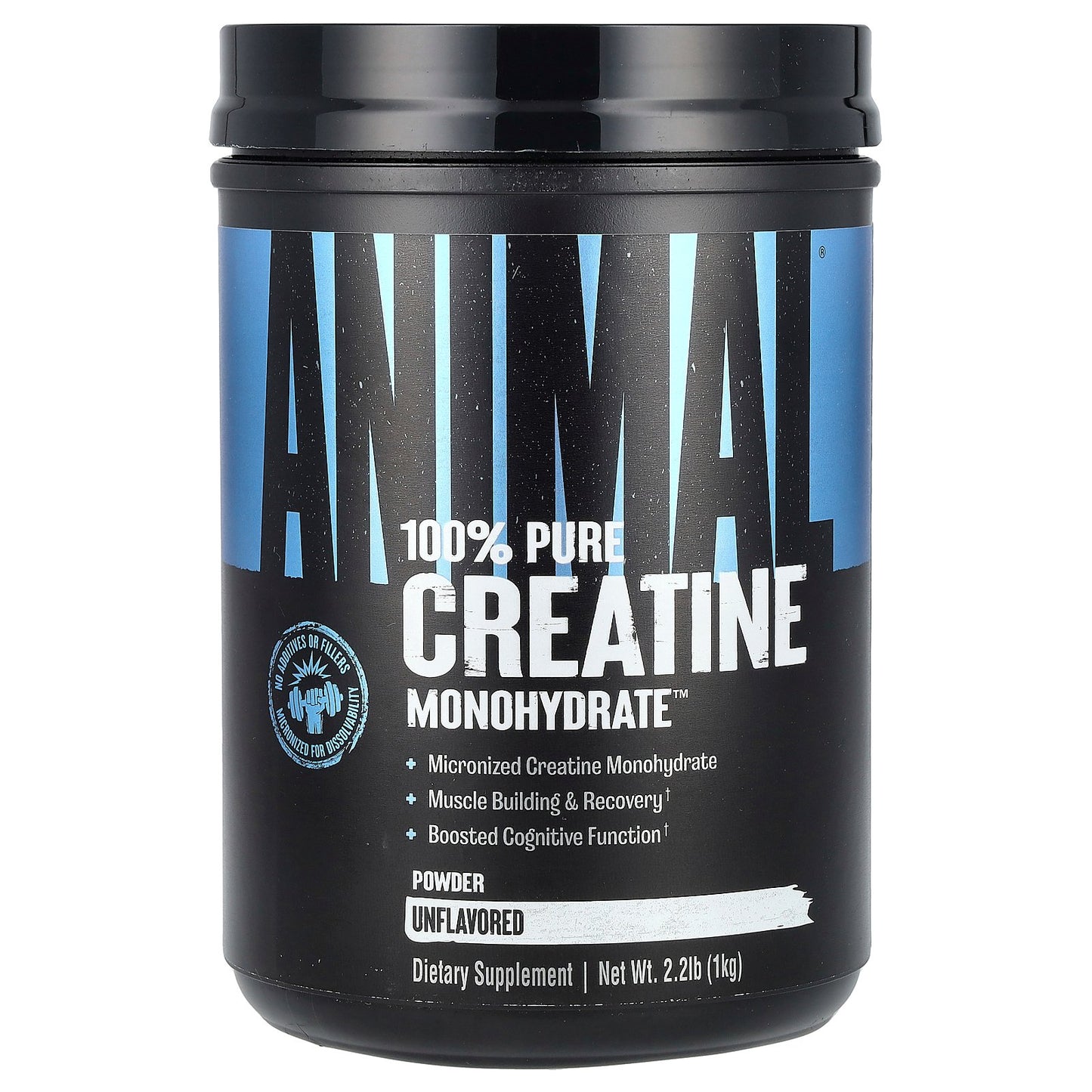 Animal, 100% Pure Creatine Monohydrate™ Powder, Unflavored, 2.2 lb (1 kg)