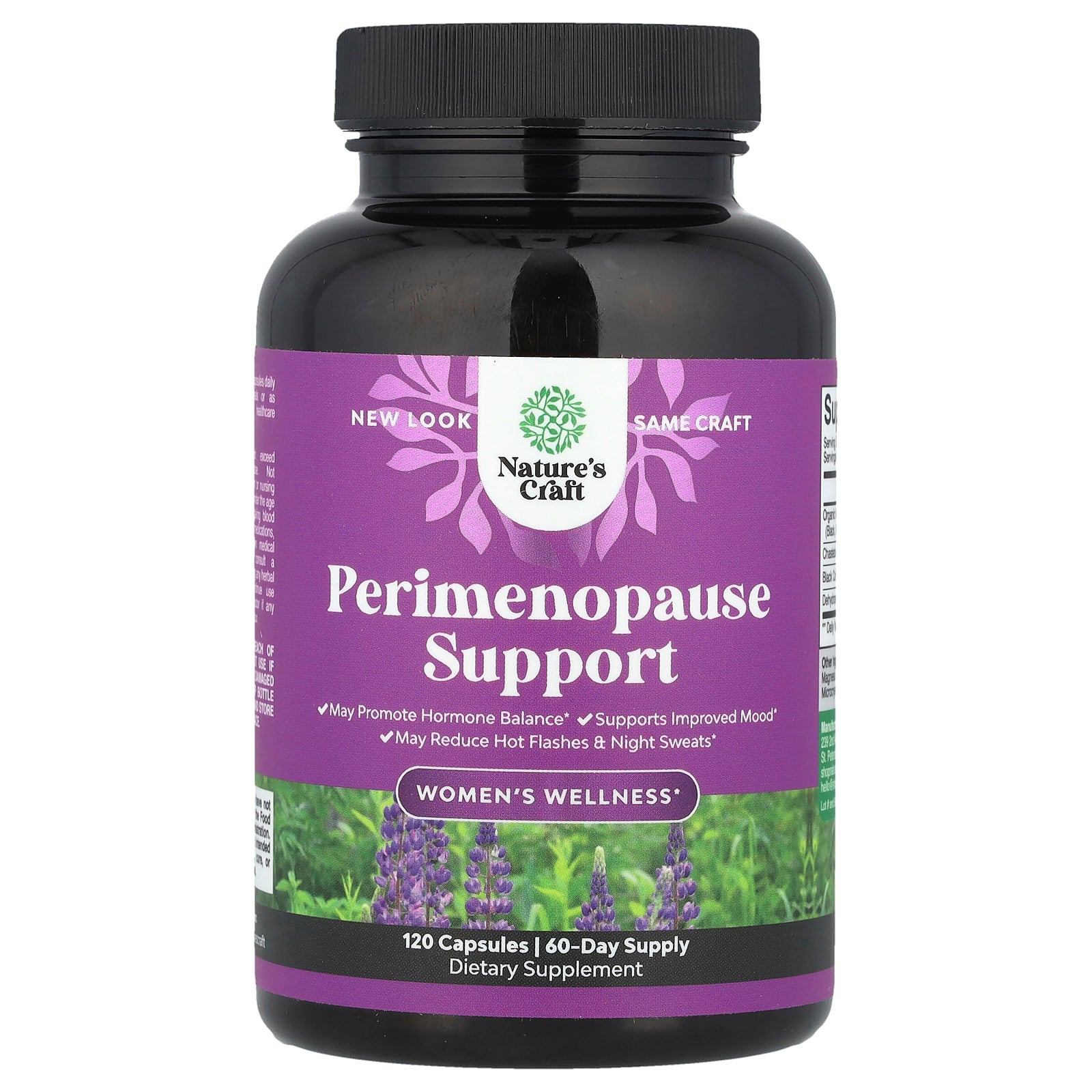 Nature's Craft, Women's Wellness, Perimenopause Support, 120 Capsules