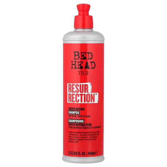 TIGI, Bed Head, Resurrection™, Super Repair Shampoo, For Weak, Brittle Hair, 13.53 fl oz (400 ml)