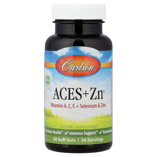 Carlson, Aces + Zn®, 60 Soft Gels