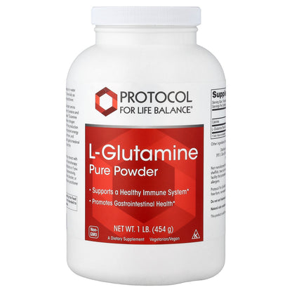 Protocol for Life Balance, L-Glutamine Pure Powder, 1 lb (454 g)