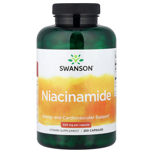 Swanson, Niacinamide, 500 mg, 250 Capsules