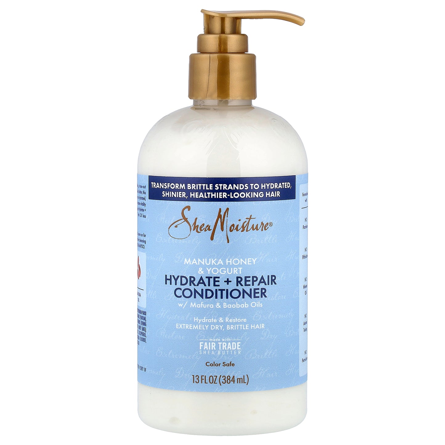 SheaMoisture, Manuka Honey & Yogurt, Hydrate + Repair Conditioner, 13 fl oz (384 ml)