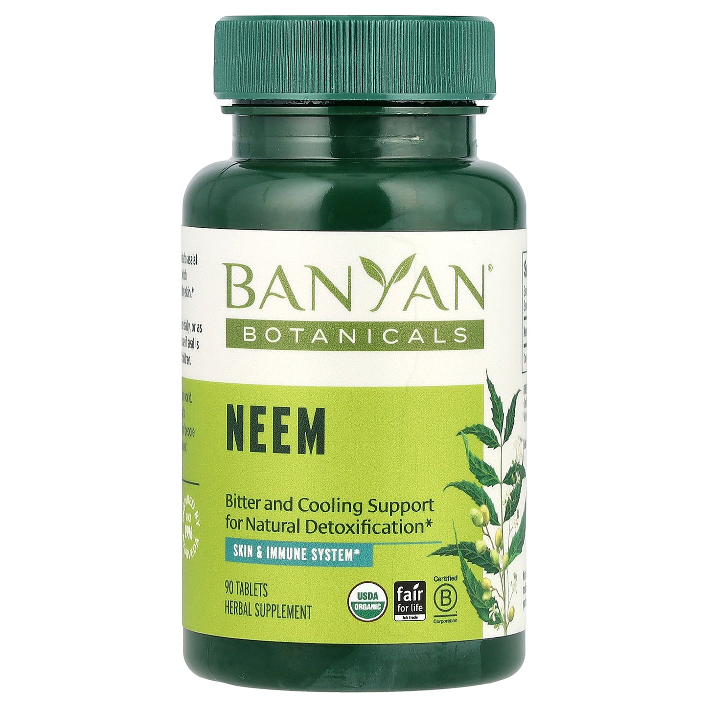 Banyan Botanicals, Neem, 90 Tablets