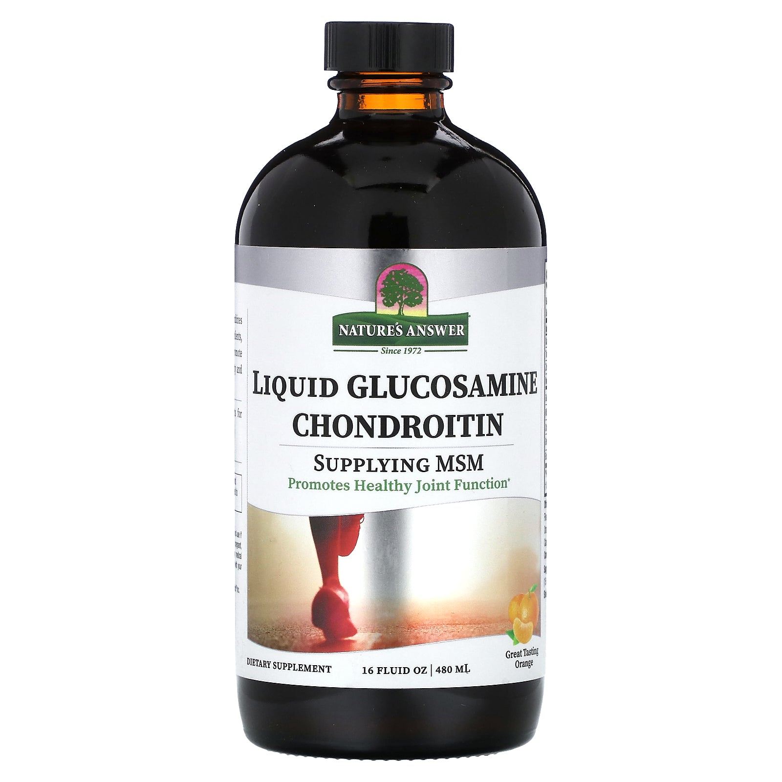 Nature's Answer, Liquid Glucosamine Chondroitin, Orange, 16 fl oz (480 ml)