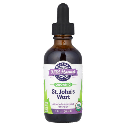 Oregon's Wild Harvest, Organic St. John's Wort, 2 fl oz (59 ml)