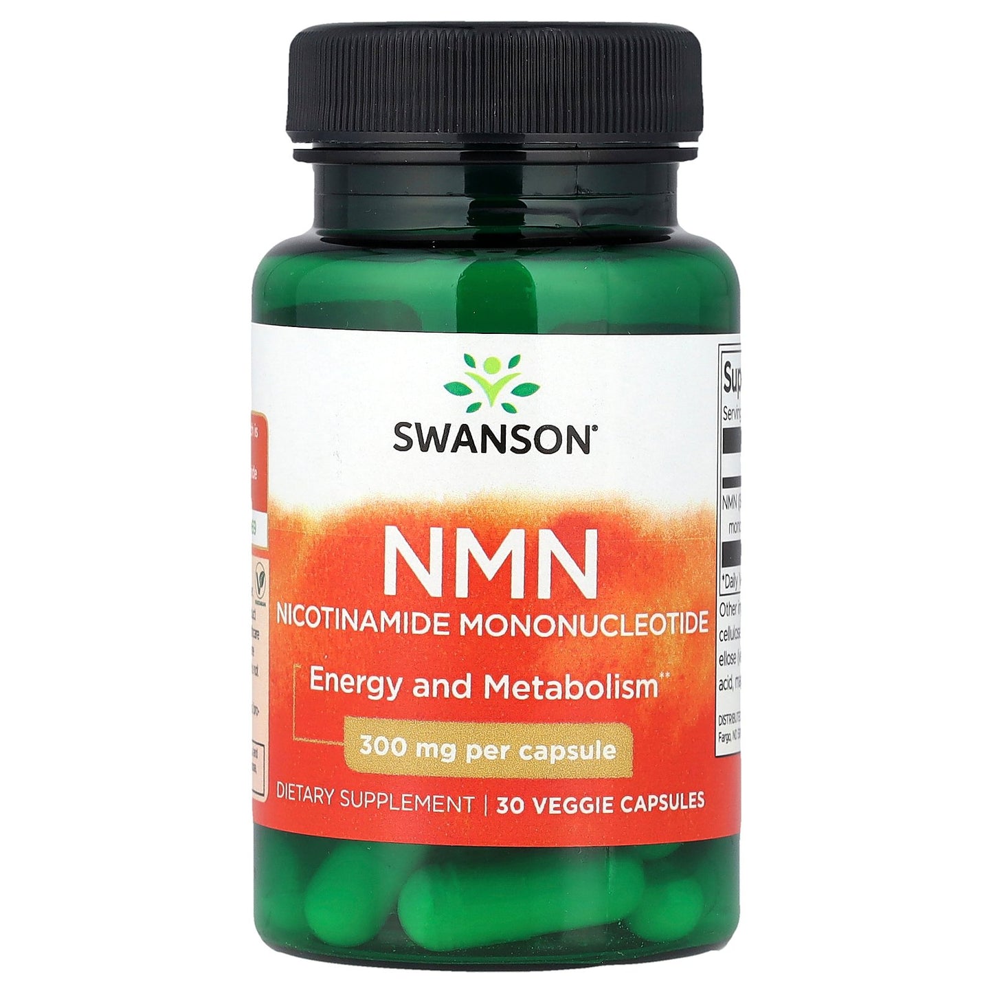 Swanson, NMN, 300 mg, 30 Veggie Capsules