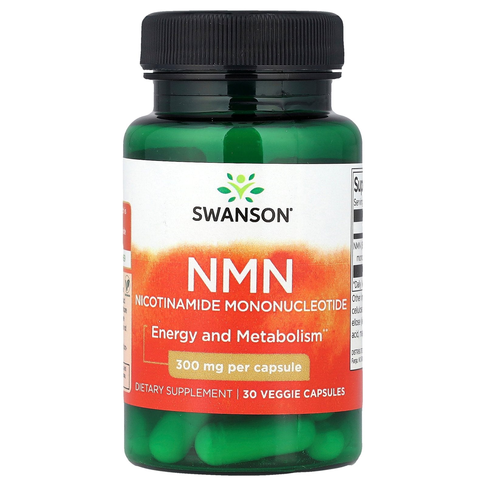 Swanson, NMN, 300 mg, 30 Veggie Capsules