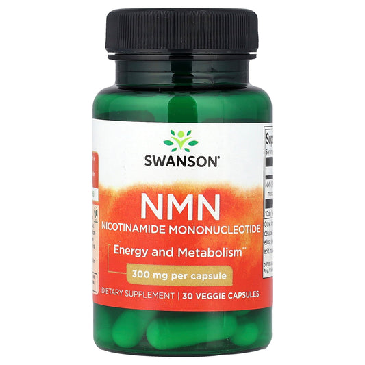 Swanson, NMN, 300 mg, 30 Veggie Capsules