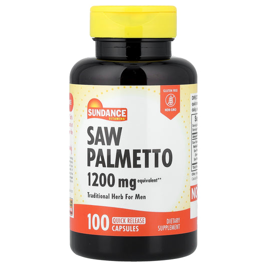 Sundance Vitamins, Saw Palmetto, 1,200 mg, 100 Quick Release Capsules