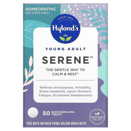 Hyland's Naturals, Young Adult, Serene, 50 Quick-Dissolving Tablets