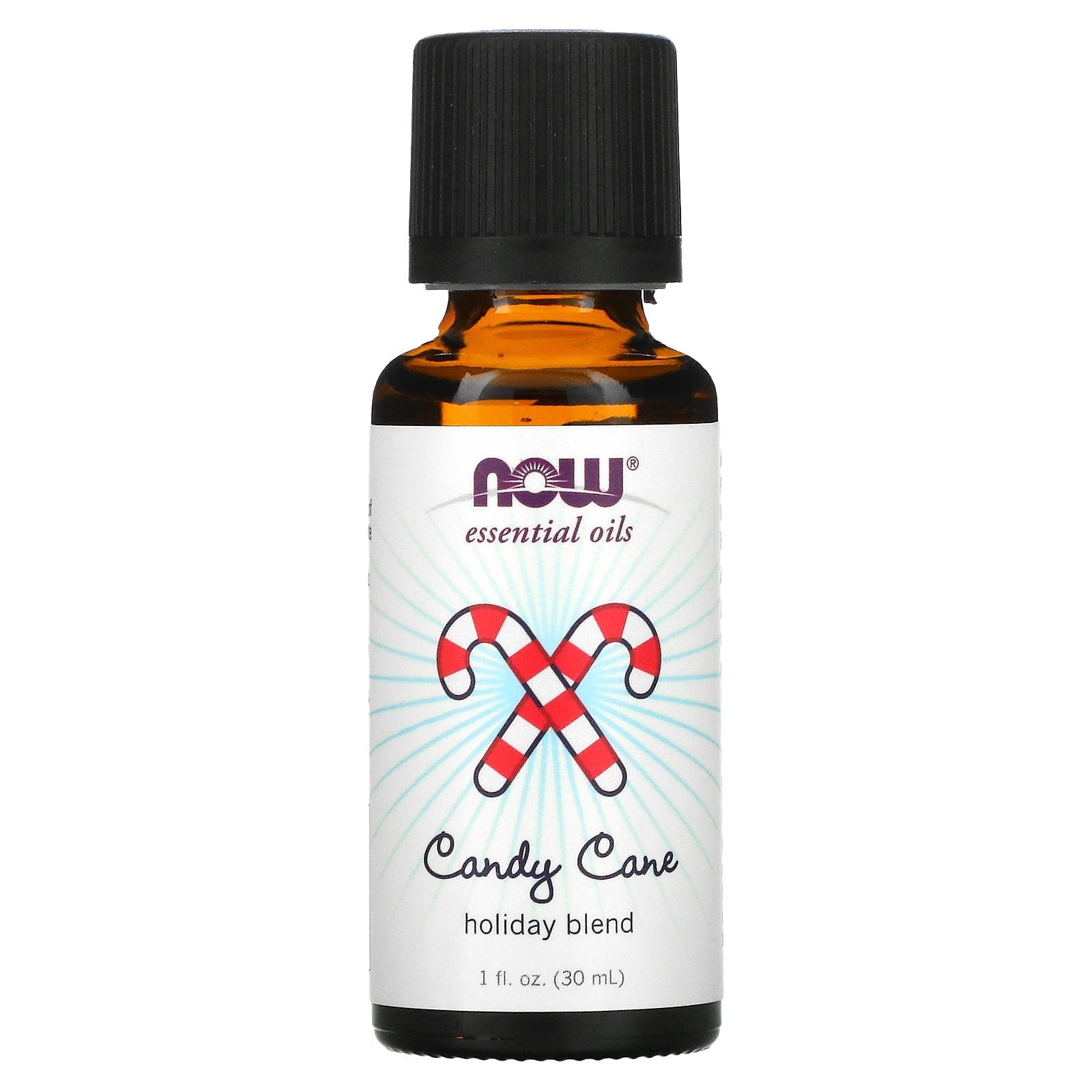 NOW Foods, Essential Oils, Candy Cane Holiday Blend, 1 fl oz (30 ml)