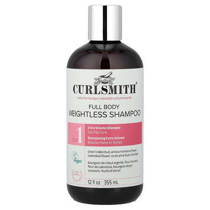 Curlsmith, Full Body Weightless Shampoo, Dull Flat Curls, 12 fl oz (355 ml)