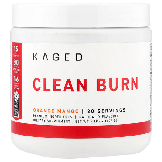 Kaged, Clean Burn, Orange Mango, 6.98 oz (198 g)