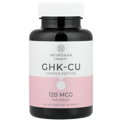 Neurogan Health, Copper Peptide GHK-CU, 120 mcg, 60 Tablets