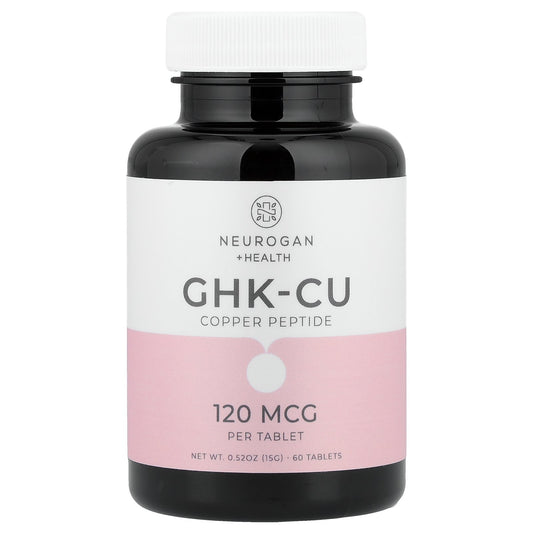 Neurogan Health, Copper Peptide GHK-CU, 120 mcg, 60 Tablets