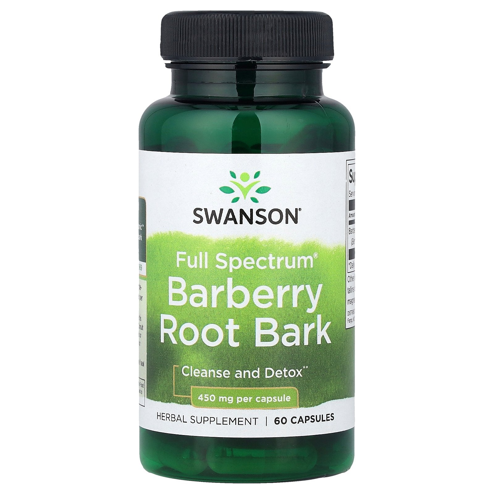 Swanson, Full Spectrum® Barberry Root Bark, 450 mg, 60 Capsules