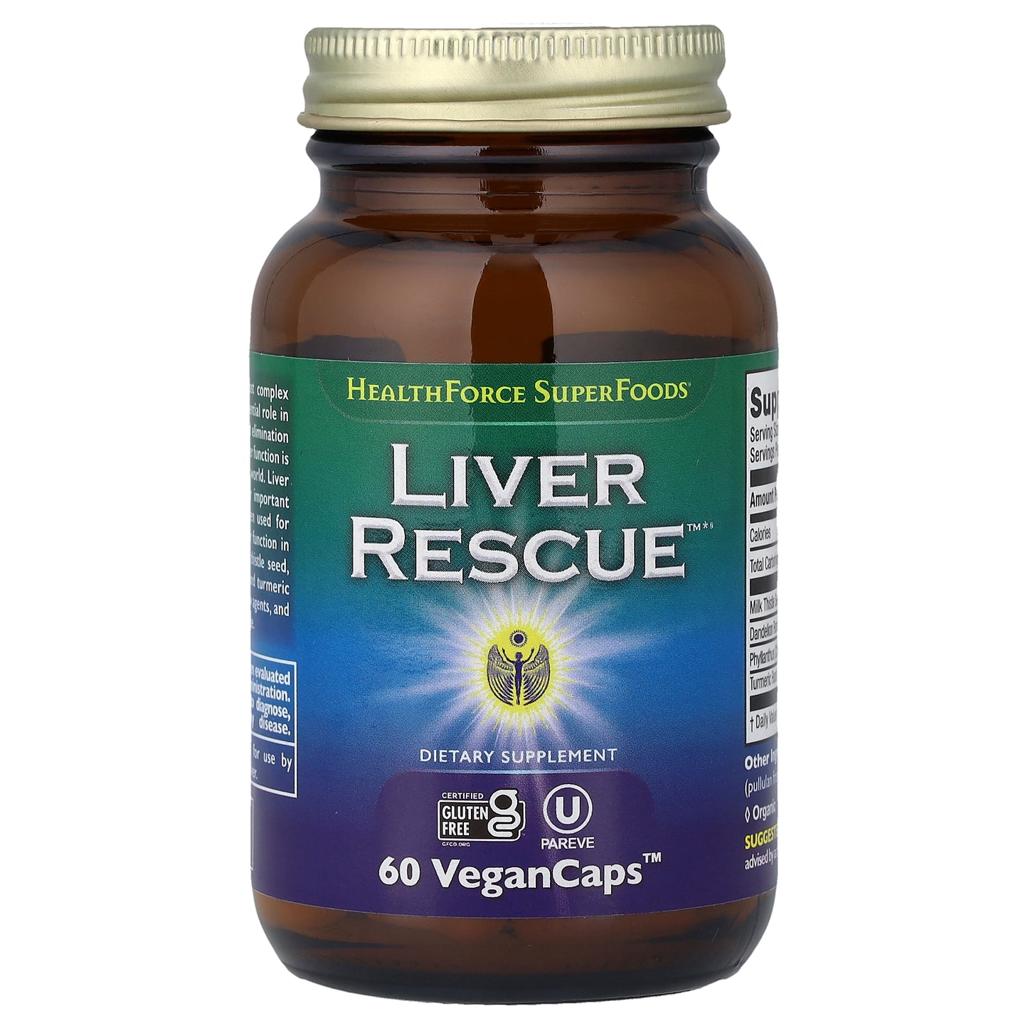 HealthForce Superfoods, Liver Rescue™, 60 VeganCaps™