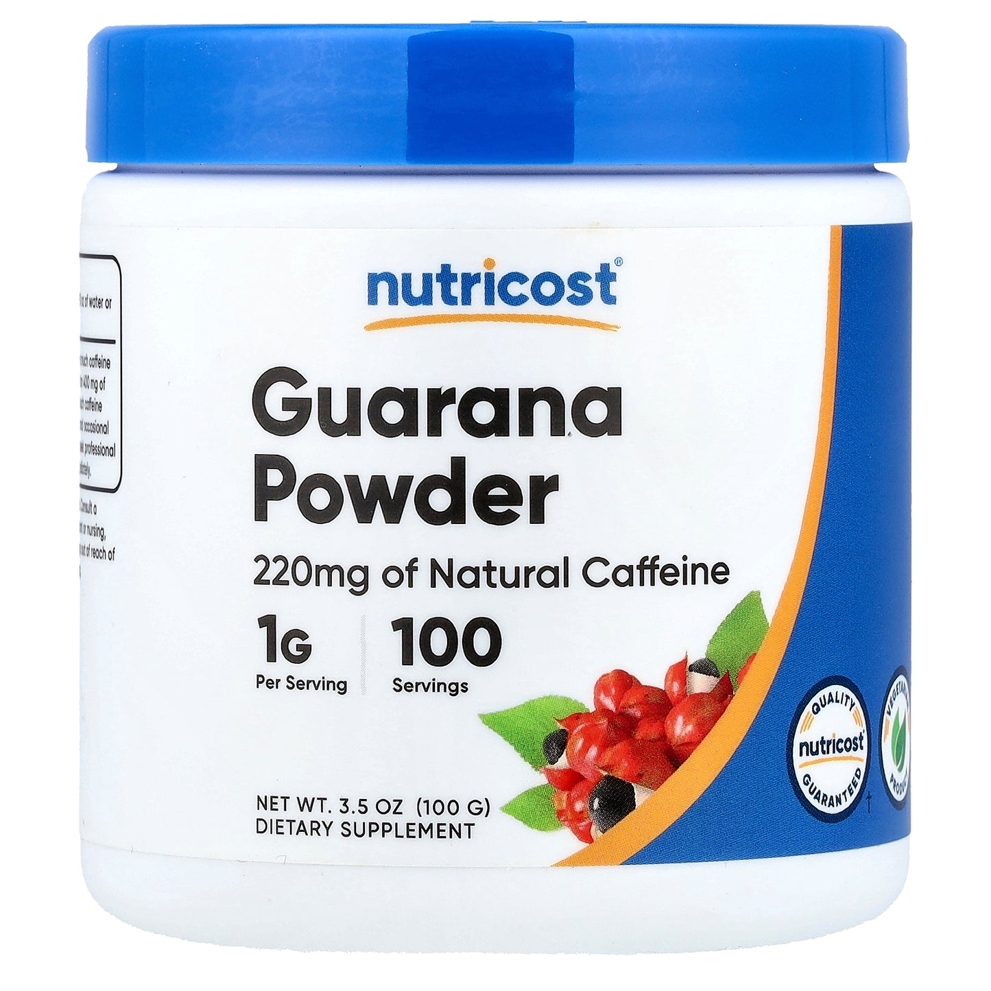 Nutricost, Guarana Powder, 3.5 oz (100 g)