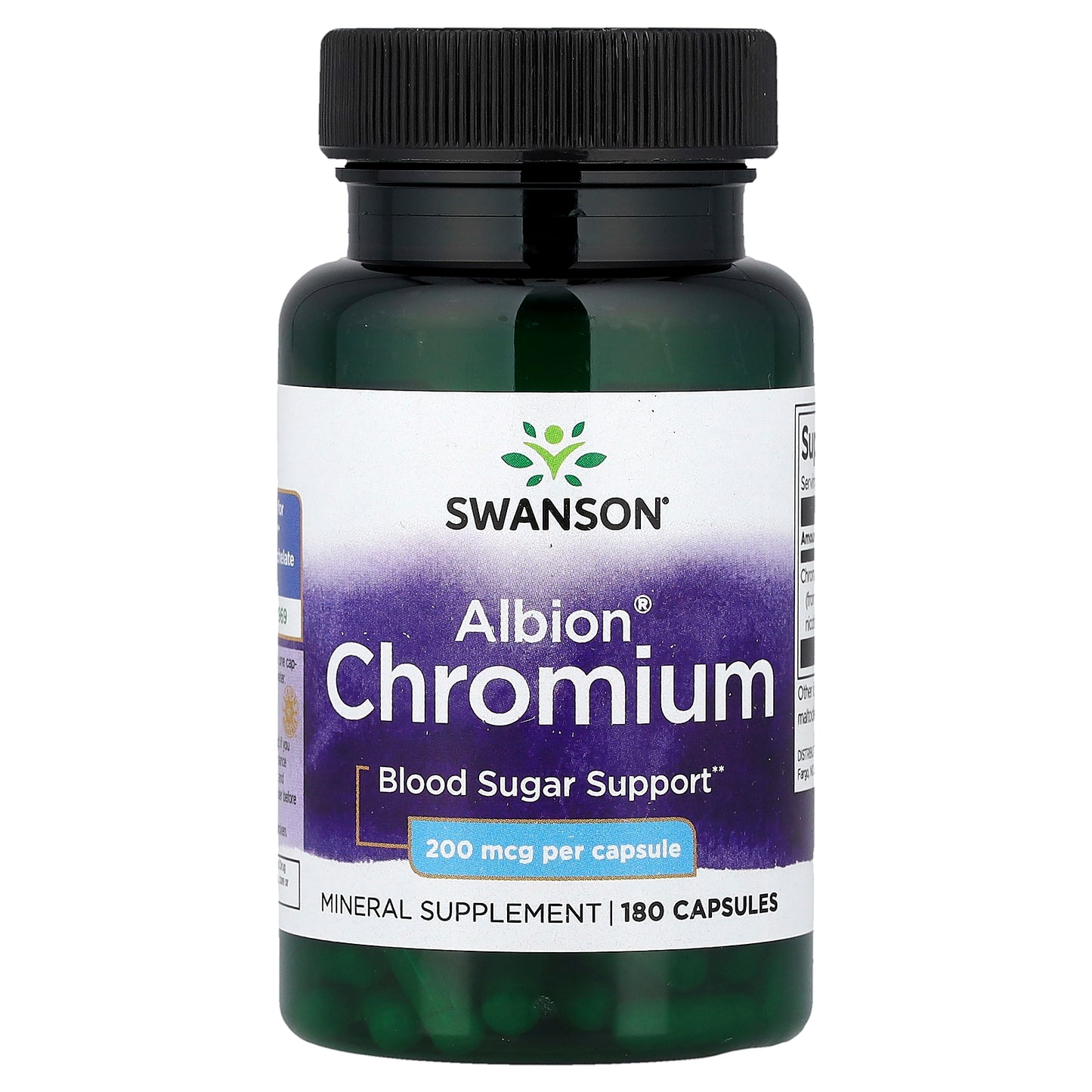 Swanson, Albion® Chromium, 200 mcg, 180 Capsules