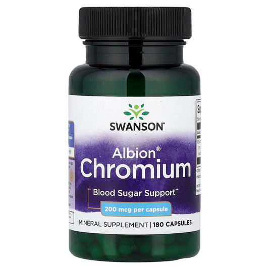 Swanson, Albion® Chromium, 200 mcg, 180 Capsules
