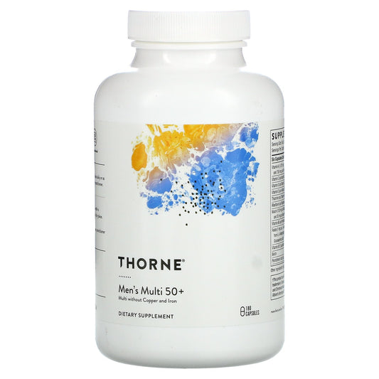 Thorne, Men's Multi 50+, 180 Capsules