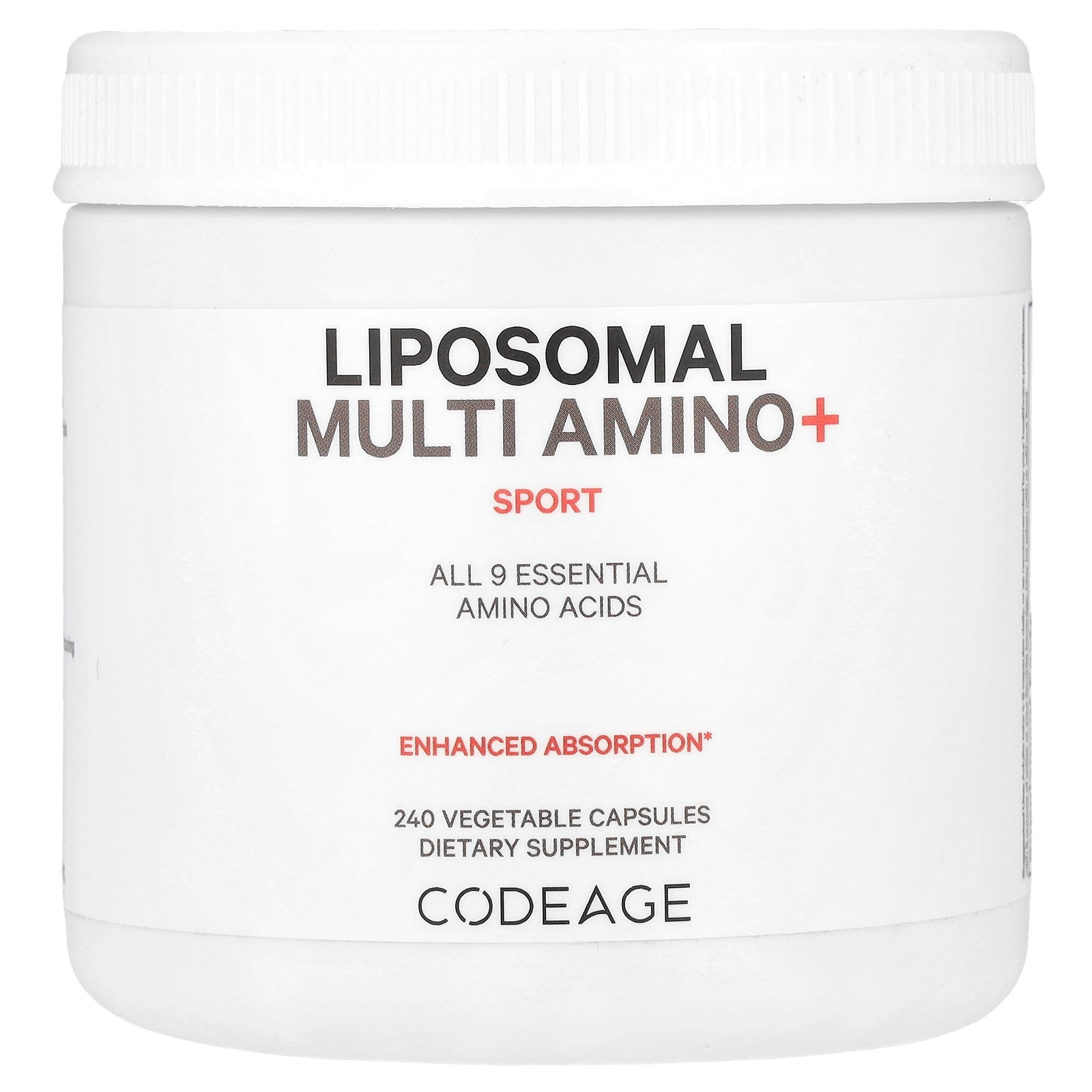 Codeage, Liposomal Multi Amino+, Sport, 240 Vegetable Capsules