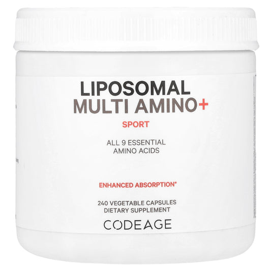 Codeage, Liposomal Multi Amino+, Sport, 240 Vegetable Capsules