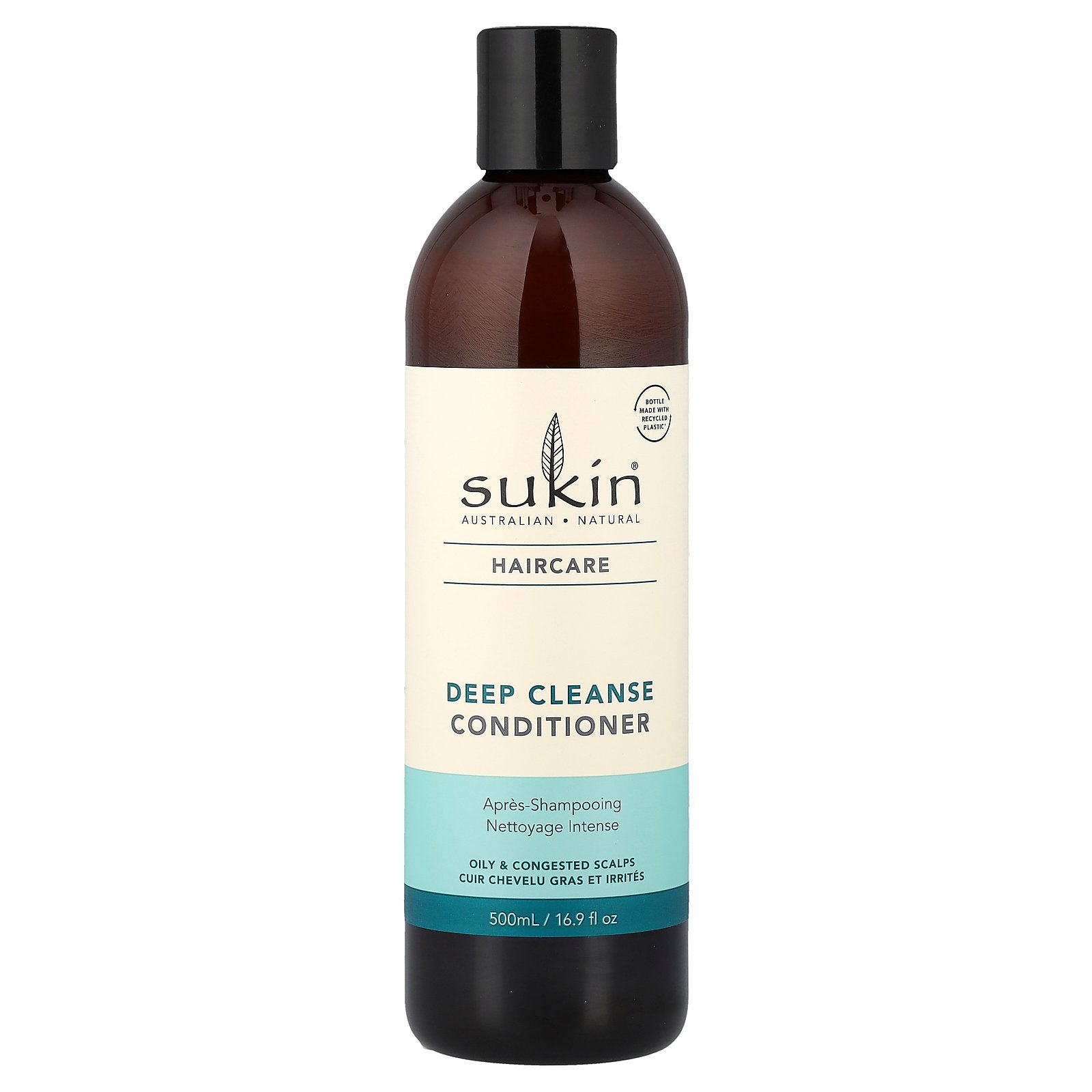 Sukin, Deep Cleanse Conditioner, Oily & Congested Scalps, 16.9 fl oz (500 ml)