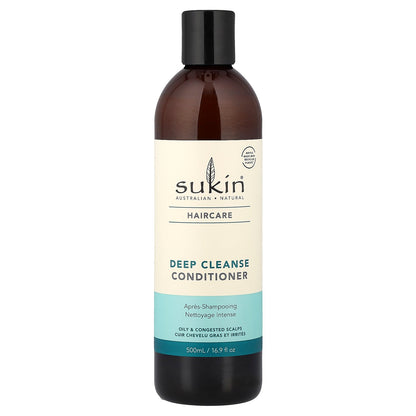 Sukin, Deep Cleanse Conditioner, Oily & Congested Scalps, 16.9 fl oz (500 ml)
