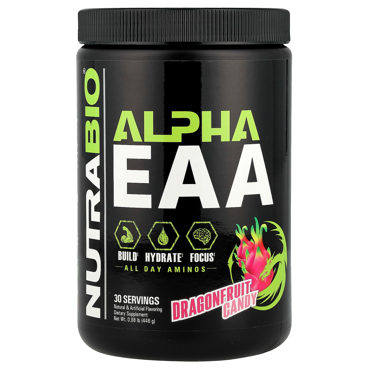 NutraBio, Alpha EAA, Dragonfruit Candy, 0.98 lb (446 g)