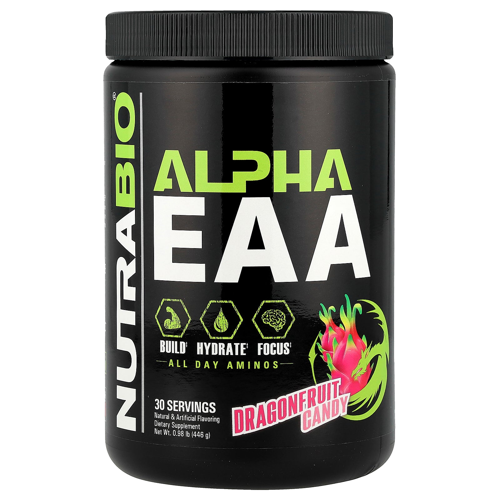 NutraBio, Alpha EAA, Dragonfruit Candy, 0.98 lb (446 g)