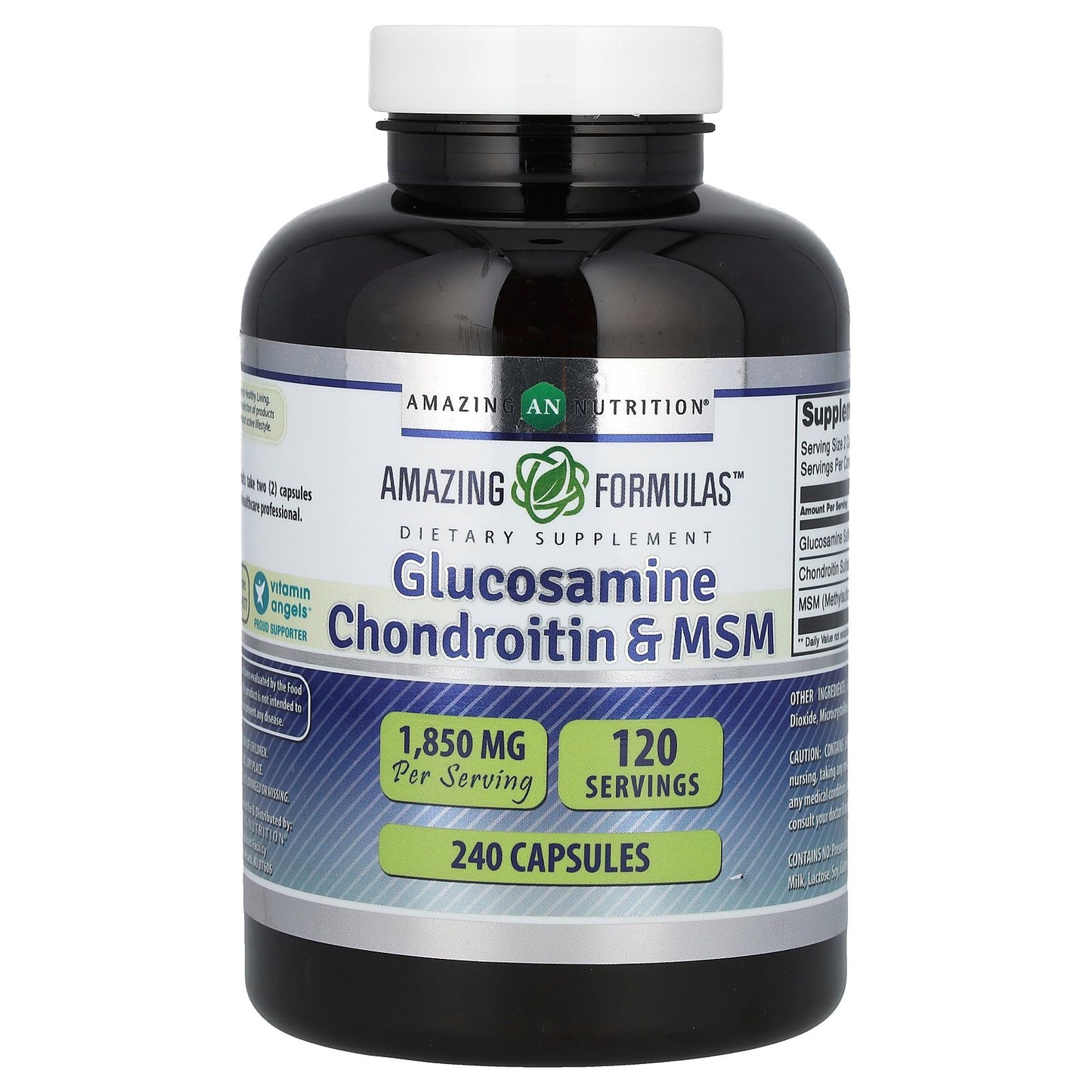 Amazing Nutrition, Glucosamine Chondroitin & MSM, 240 Capsules