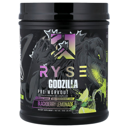 RYSE, Godzilla, Pre-Workout, Blackberry Lemonade, 1.7 lbs (764 g)