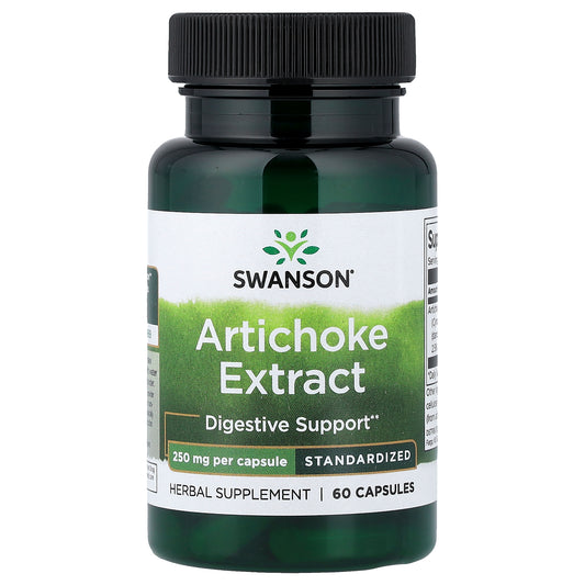 Swanson, Artichoke Extract, 250 mg, 60 Capsules