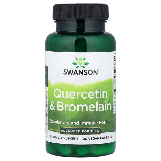 Swanson, Quercetin & Bromelain, 100 Vegan Capsules