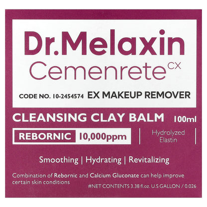 Dr.Melaxin, Cemenrete Cleansing Clay Balm, 3.38 fl oz (100 ml)