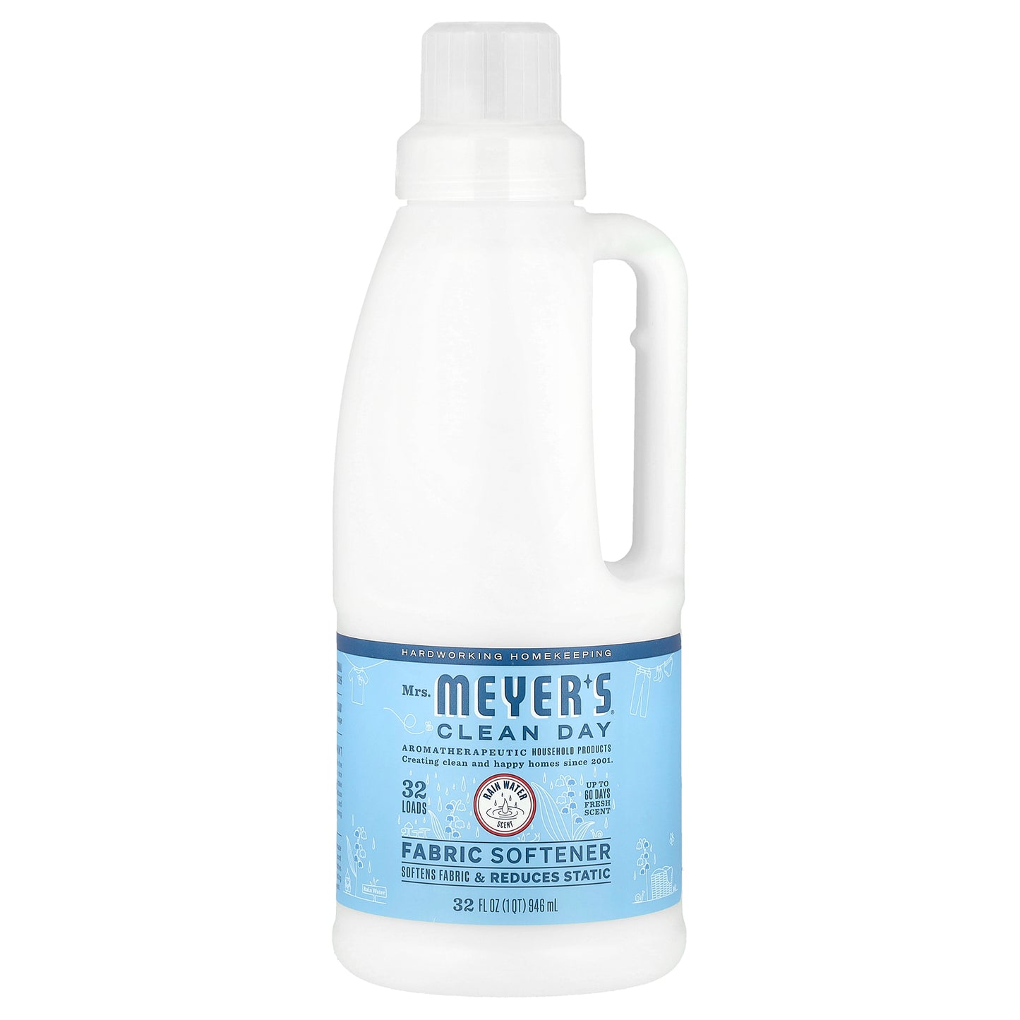 Mrs. Meyers Clean Day, Fabric Softener, Rain Water, 32 fl oz (946 ml)