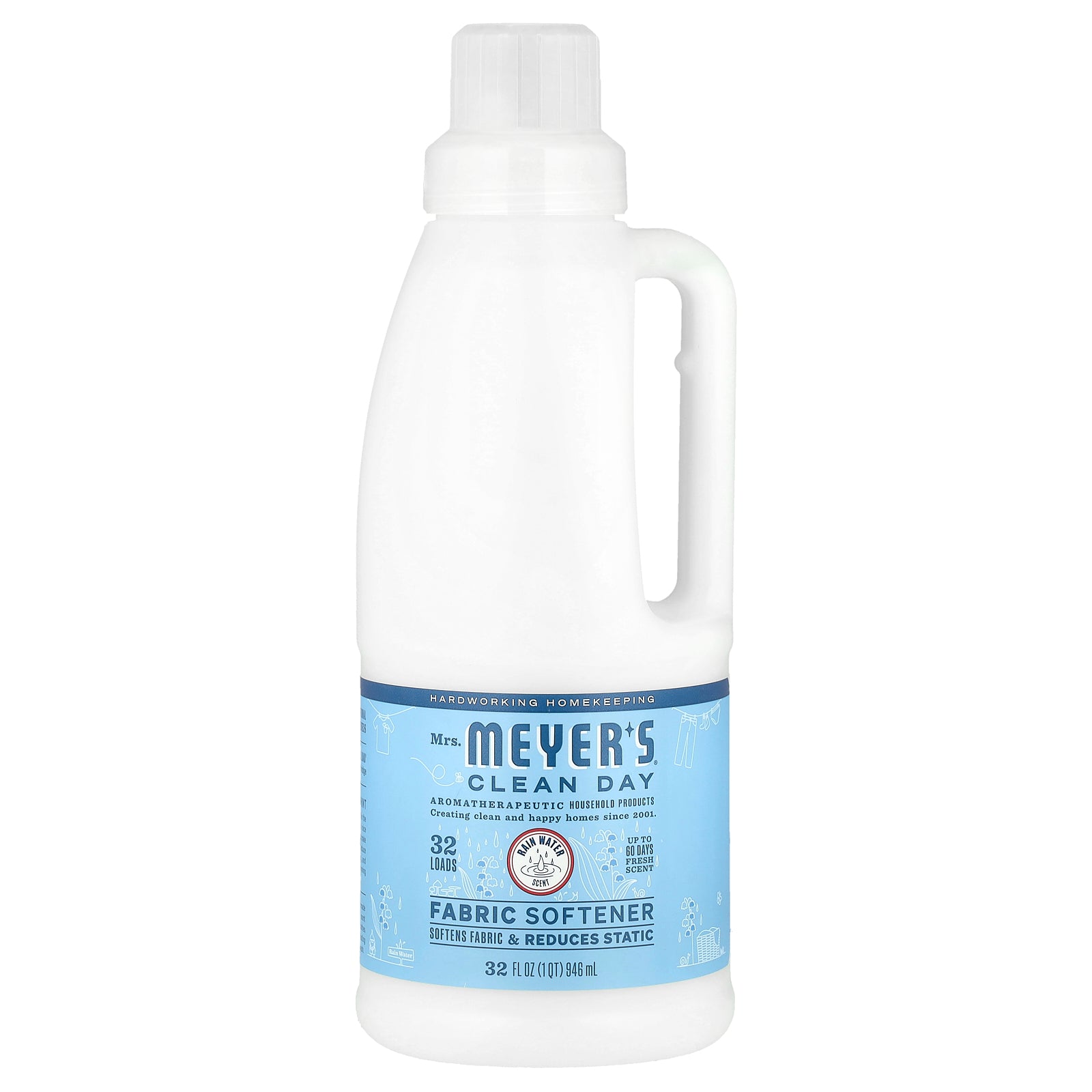 Mrs. Meyers Clean Day, Fabric Softener, Rain Water, 32 fl oz (946 ml)