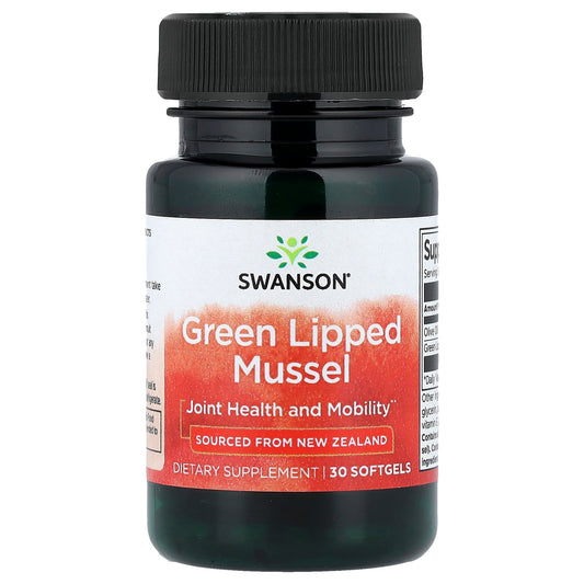 Swanson, Green Lipped Mussel, 30 Softgels