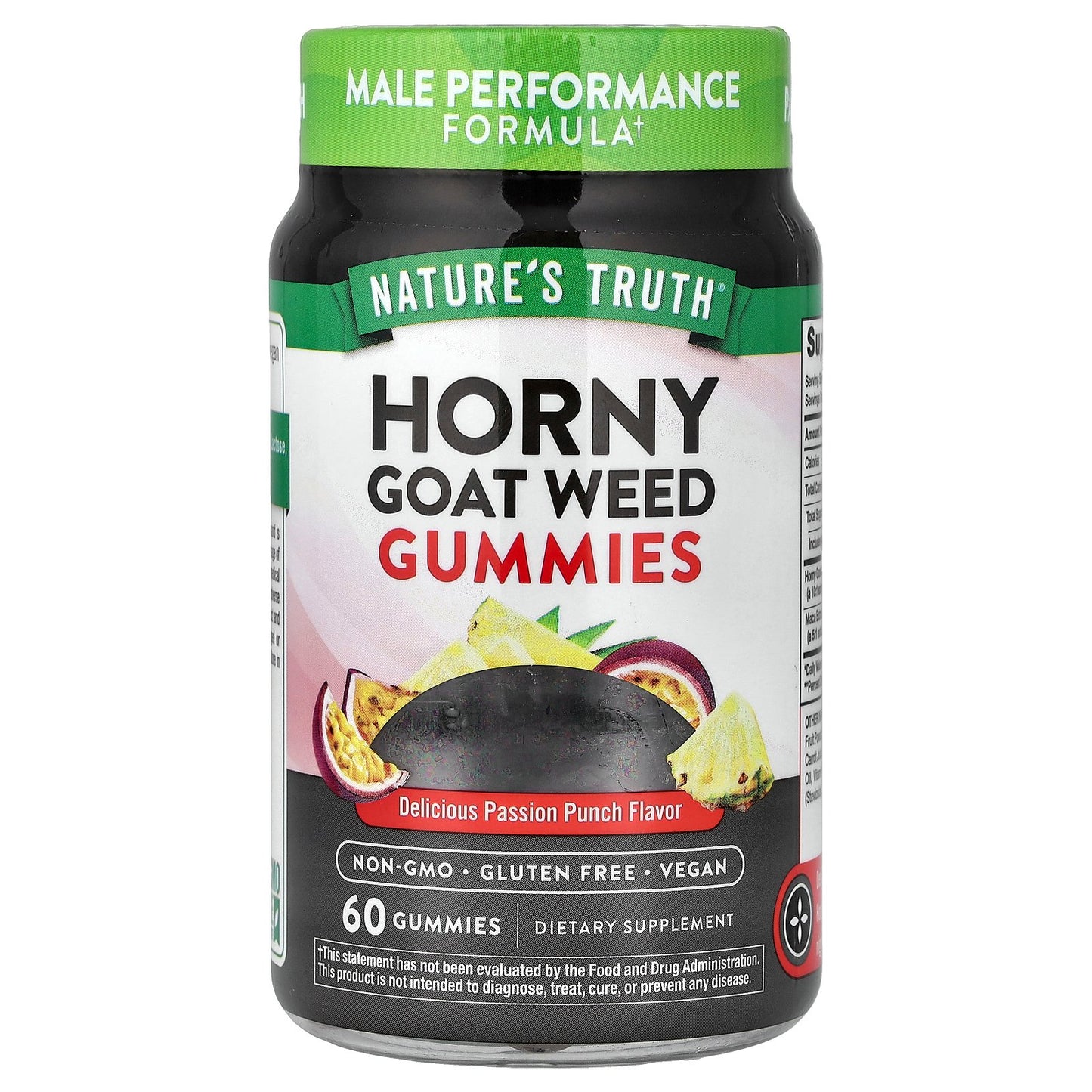 Nature's Truth, Horny Goat Weed Gummies, Delicious Passion Punch, 60 Gummies