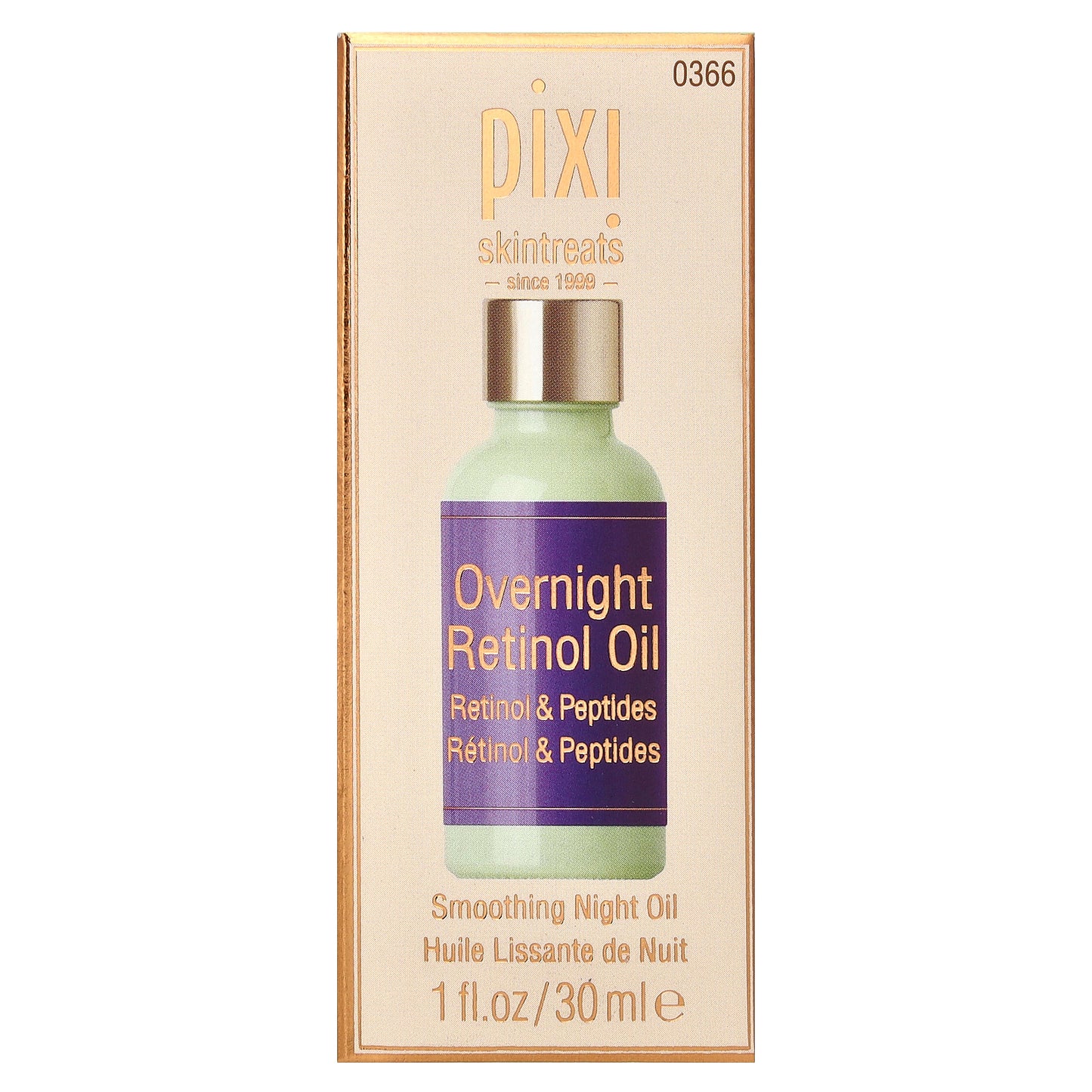 Pixi Beauty, Overnight Retinol Oil, Smoothing Night Oil, 1 fl oz (30 ml)