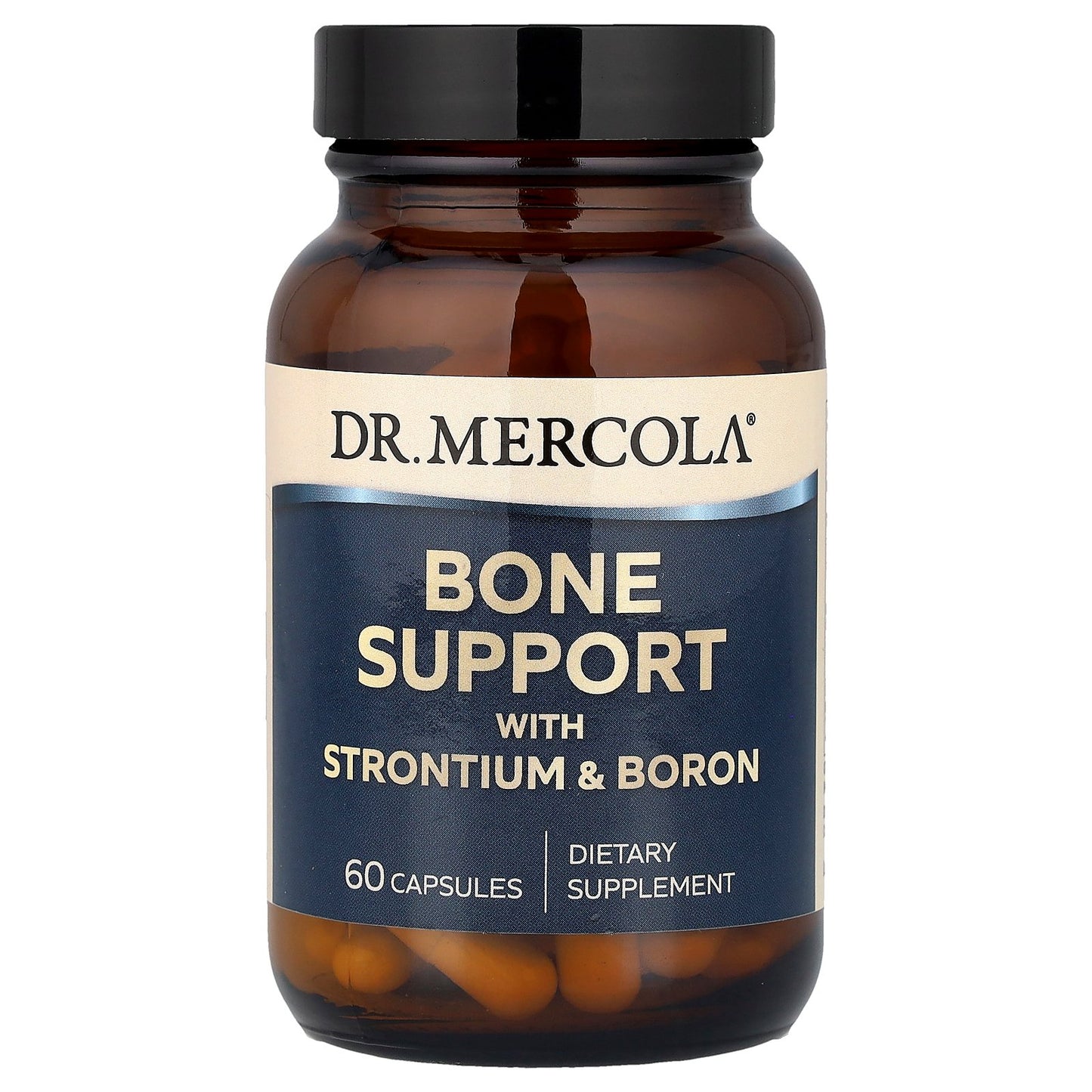Dr. Mercola, Bone Support with Strontium & Boron, 60 Capsules